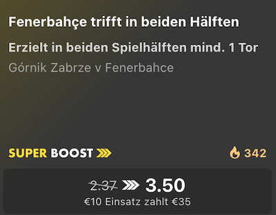 bet365 Superboost Fenerbahce - 29.07.