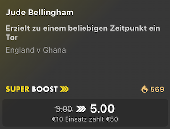 bet365 England Ghana WM 2026 SuperBoost