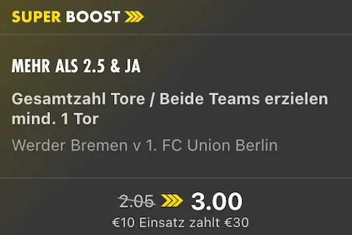 bet365 superboost svw, 24.10.