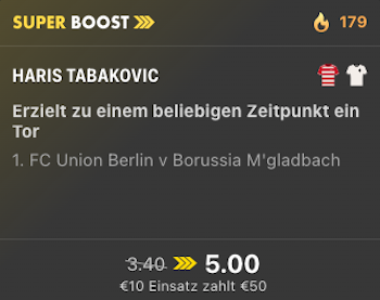 superboost bet365, union bmg, 17.10.