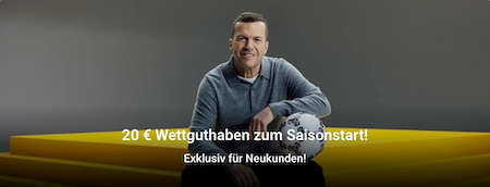 Interwetten 20€ START20 21.8.