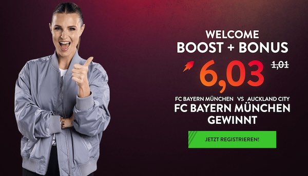 neobet boost auf fc bayern münchen gewinnt gegen auckland city fc