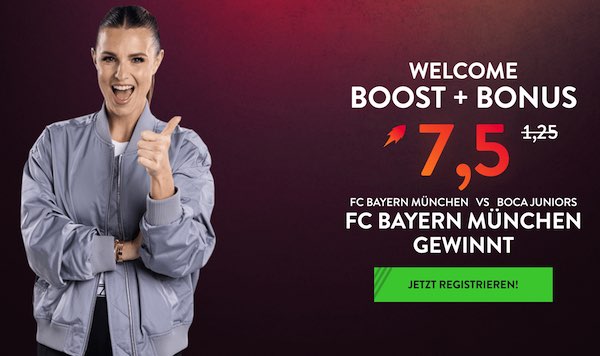 neobet boost auf fc bayern münchen gewinnt gegen boca juniors