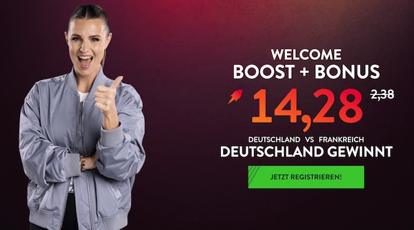 neobet boost auf deutschland gewinnt gegen frankreich