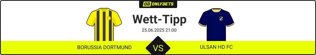 borussia dortmund ulsan hd fc wett tipp