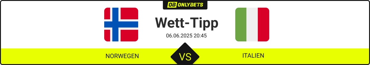 norwegen italien wett tipp