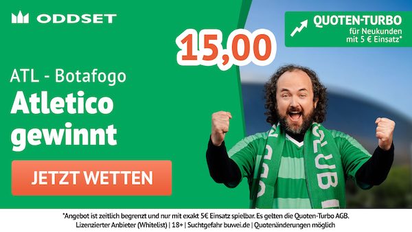 oddset quoten turbo auf atletico gewinnt gegen botafogo