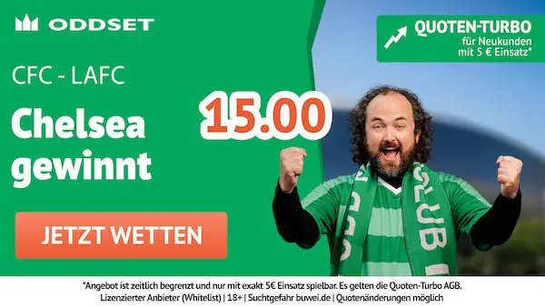 oddset quoten turbo auf chelsea gewinnt gegen lafc