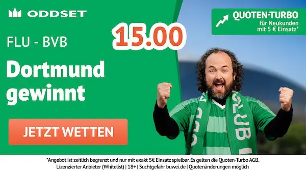 oddset quoten turbo auf dortmund gewinnt gegen fluminense