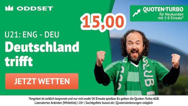 oddset quoten turbo auf u21 deutschland trifft gegen england