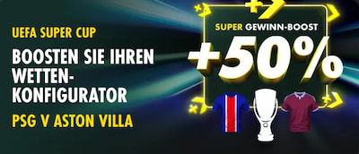 50% bet365 Boost Super Cup 12.8.