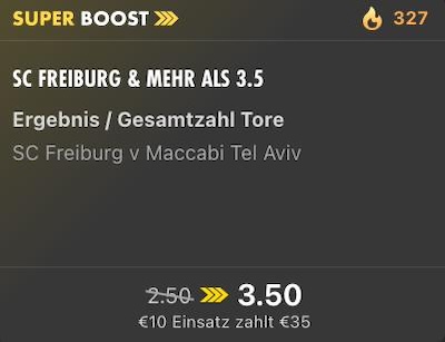 SuperBoost bet365, 22.1.