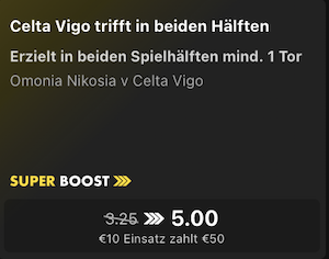 bet365 SuperBoost 16.9.