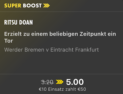 SuperBoost bet365, 16.1.