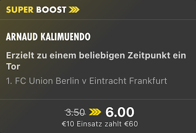 bet365 SuperBoost, 6.2.