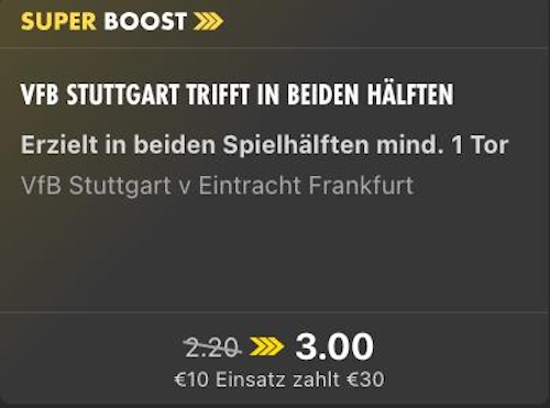 Bet365 SuperBoost, 13.1.