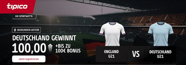 tipico boost auf u21 deutschland gewinnt gegen england