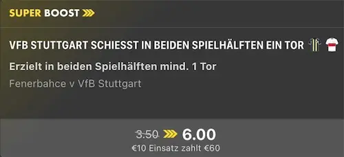 vfb boost, bet365 23.10.
