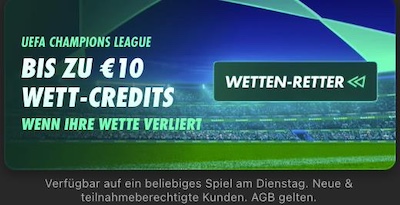 bet365 Wetten Retter 14.4.