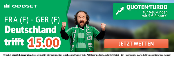 oddset boost, 19.7. ger vs. fra f