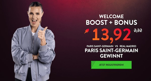 neobet boost auf paris saint germain gewinnt gegen real madrid