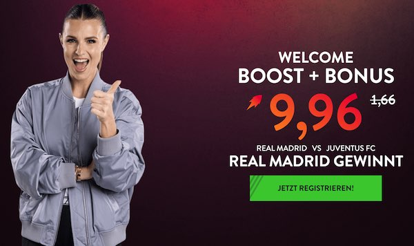 neobet boost auf real madrid gewinnt gegen juventus turin