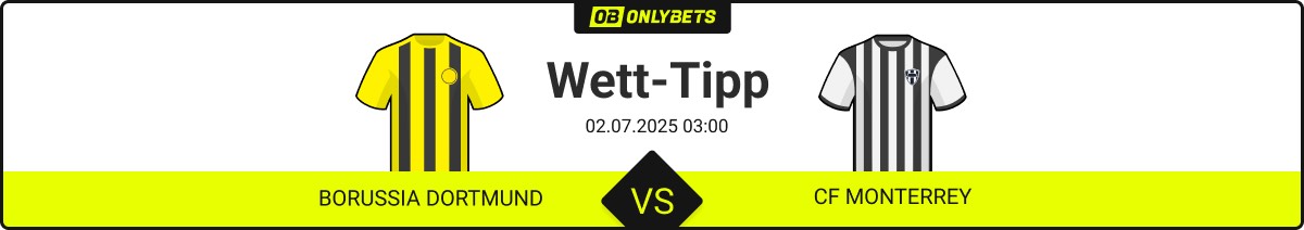 borussia dortmund cf monterrey fc wett tipp