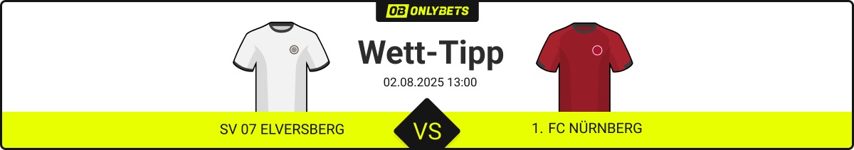 sv 07 elversberg 1 fc nürnberg wett tipp