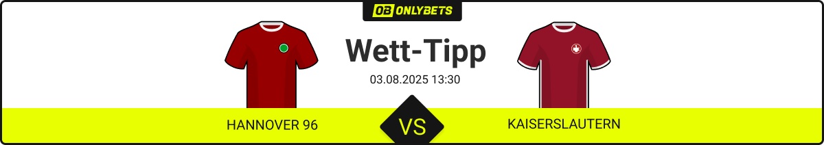 hannover 96 1 fc kaiserslautern wett tipp