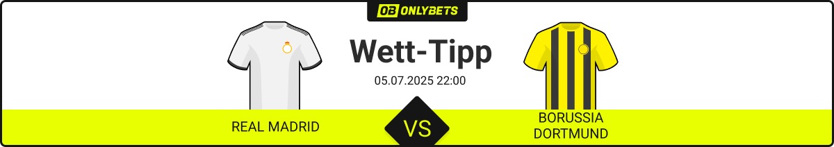 real madrid borussia dortmund wett tipp