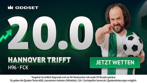 oddset quoten turbo auf hannover trifft gegen den fck