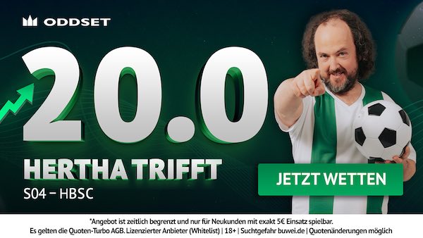 oddset quoten turbo auf hertha trifft gegen schalke 04