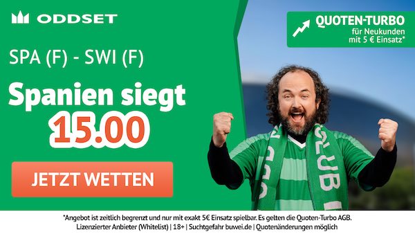 oddset quoten turbo auf spanien siegt bei der frauen em gegen die schweiz