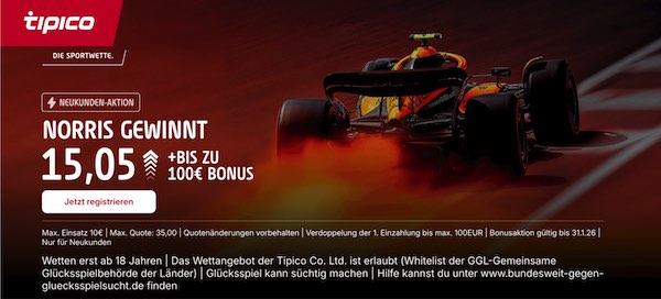 tipico boost auf lando norris gewinnt den gp von belgien