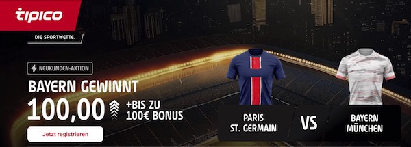tipico boost auf bayern münchen gewinnt gegen psg