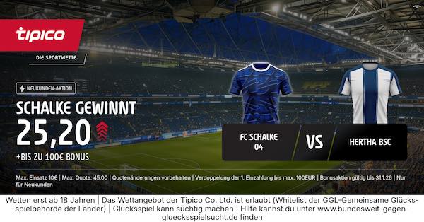 tipico boost auf schalke gewinnt gegen hertha