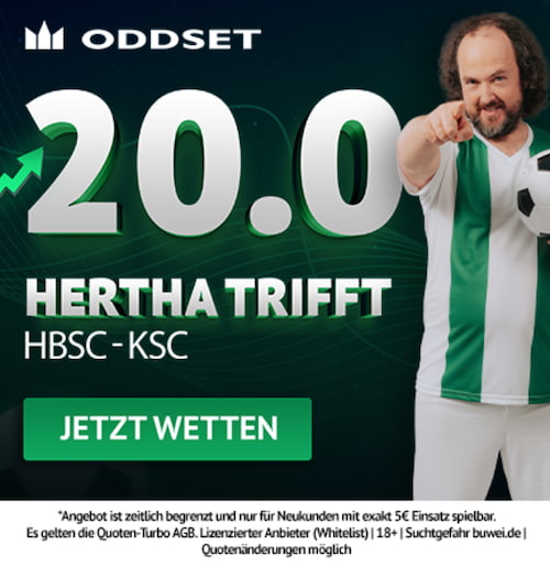 hertha trifft, oddset, 10.8.