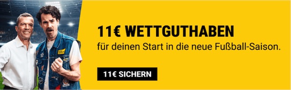 interwetten 11 euro wettguthaben zum start der fußball saison