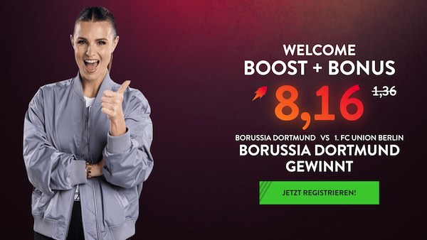 neobet boost auf borussia dortmund gewinnt gegen union berlin