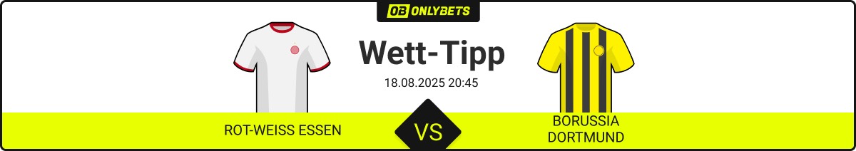 rot weiss essen borussia dortmund wett tipp