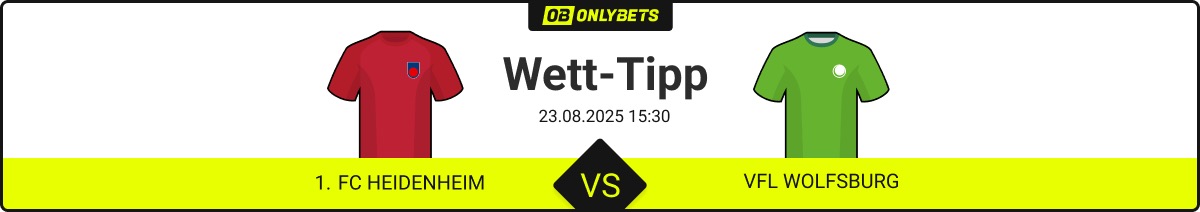 1 fc heidenheim vfl wolfsburg wett tipp