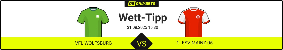 vfl wolfsburg 1 fsv mainz 05 wett tipp