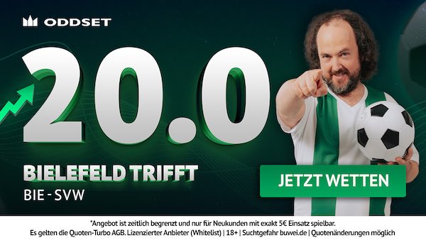 oddset quoten turbo auf arminia bielefeld trifft gegen werder bremen