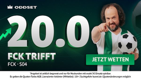 oddset quoten turbo auf kaiserslautern trifft gegen schalke 04