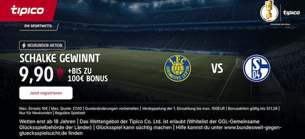 tipico boost auf schalke 04 besiegt lok leipzig