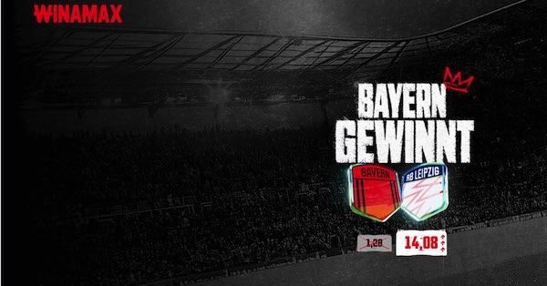 winamax boost auf bayern gewinnt gegen leipzig