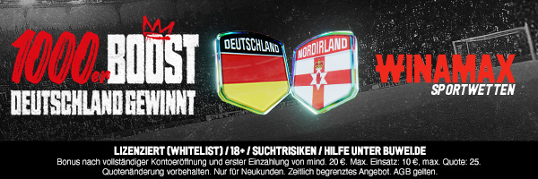 winamax boost auf deutschland gewinnt gegen nordirland