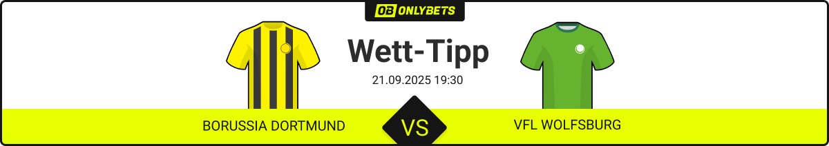 borussia dortmund vfl wolfsburg wett tipp