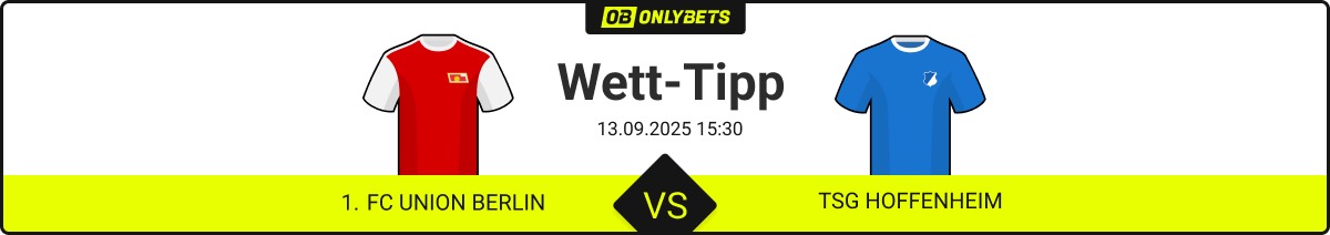 1 fc union berlin tsg hoffenheim wett tipp