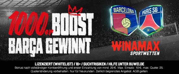 winamax boost auf barca gewinnt gegen psg